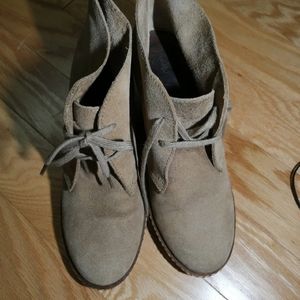 J Crew Leather Ankle Boots